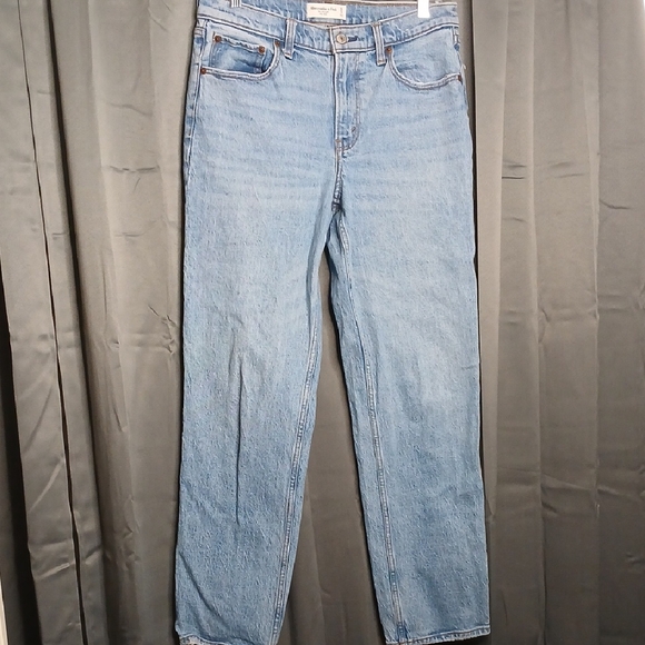 Abercrombie & Fitch Denim - Abercrombie & Fitch Light Blue Straight Jeans